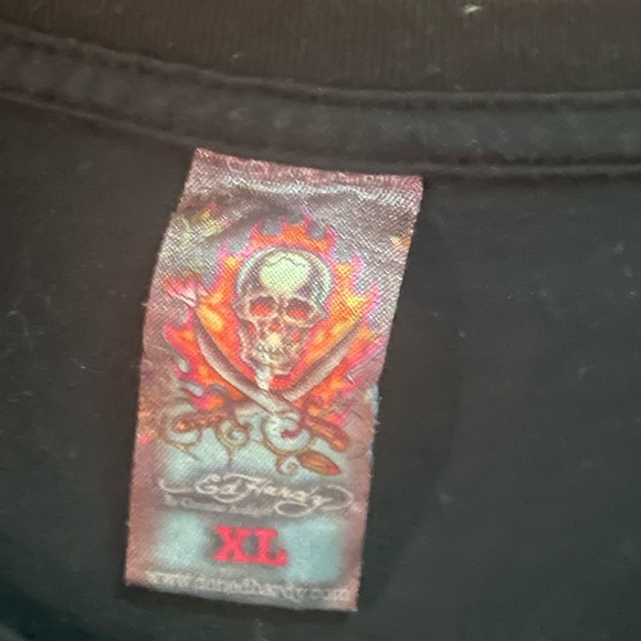 Ed Hardy Snake and Dagger T-Shirt - Picture 2 of 3